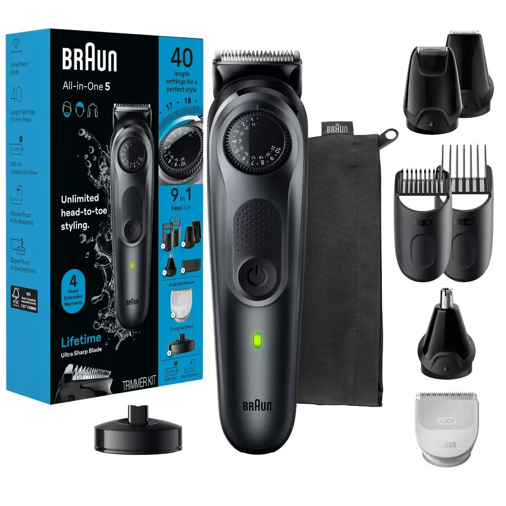 Braun Series 5 9-in-1 Trimmer All-in-One Style Kit