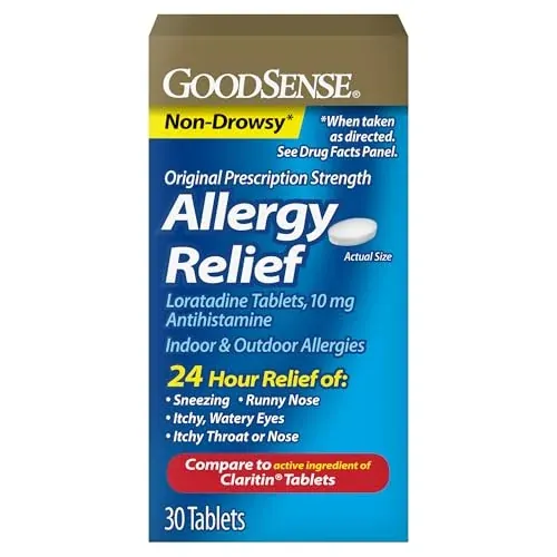 GoodSense Loratadine Allergy Relief Tablets 30-Count 10mg
