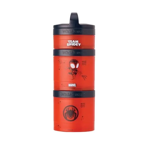 Whiskware Spider-Man Team Spidey Stackable Snack Containers 3-Pack