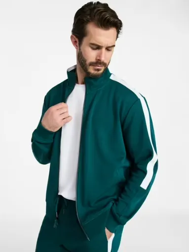 Athletic Works Men's Tricot Track Jacket