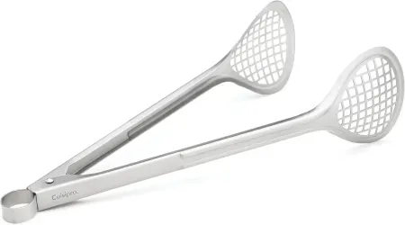 12" Cuisipro Stainless Steel Wide Grill / Fry Tongs