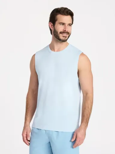 Athletic Works Men's Sleeveless Mesh Muscle Tee, Sizes XS-5XL