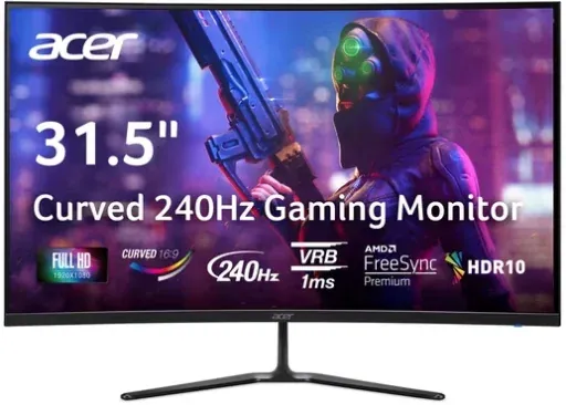 Acer Nitro 31.5" Curved Full HD Gaming Monitor 240Hz