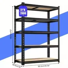 72" Heavy Duty Adjustable Garage Storage Shelf