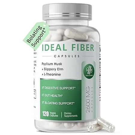120-ct iMATCHME Psyllium Husk & Slippery Elm Fiber Supplement Capsules