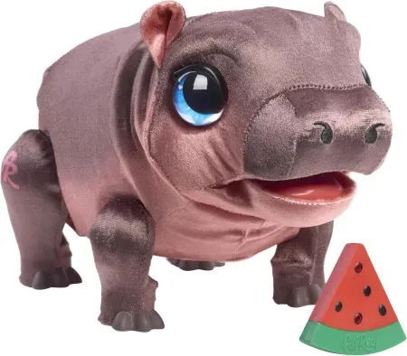 9" furReal Sally the Silly Hippo Interactive Plush Toy