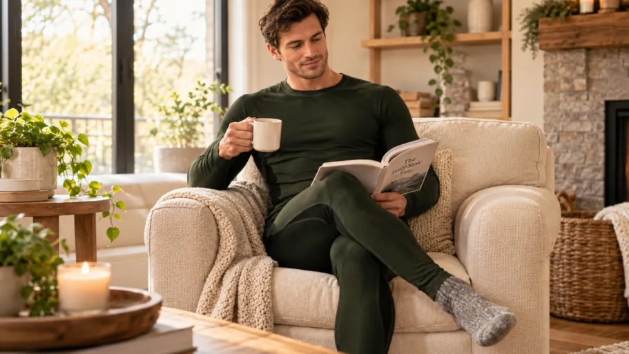 Men’s Thermal Long Underwear 2-Piece Set