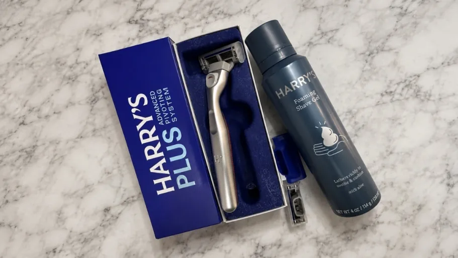 Harry’s Plus Trial Shaving Kit w/ Clay Handle
