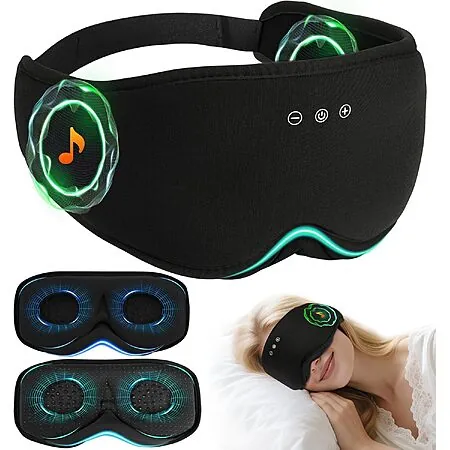 LC-dolida Bamboo Cotton Bluetooth 3D Sleep Mask (Various)