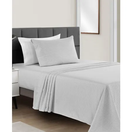 Fairfield Square Collection Microfiber Solid or Printed Sheet Set (Various)