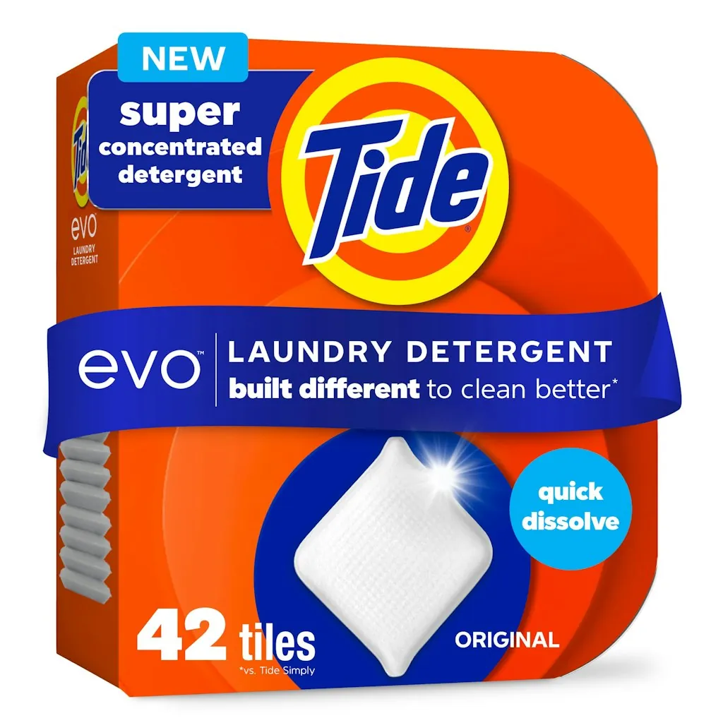Tide evo 42-Count Original Scent Laundry Detergent Tiles