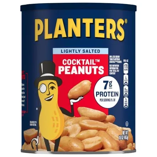 Planters Cocktail Peanuts 16 Oz