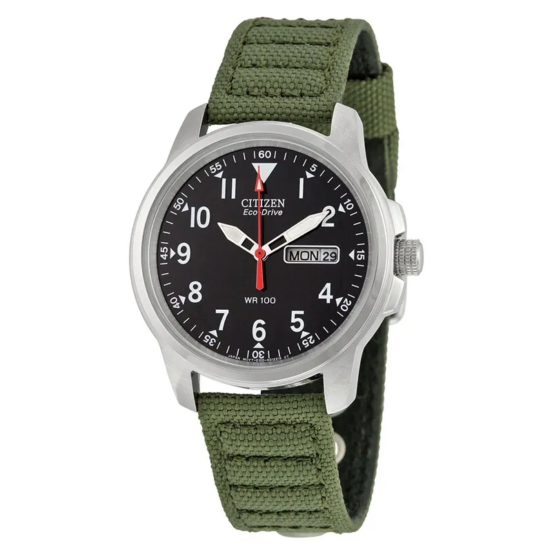 Citizen Strap Eco-Drive 180 Day Date Mens Watch