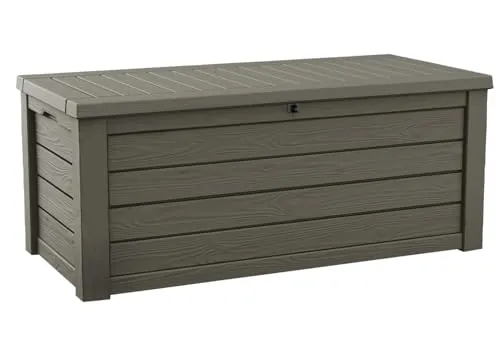 Keter Westwood 150 Gallon Resin Large Outdoor Storage Box