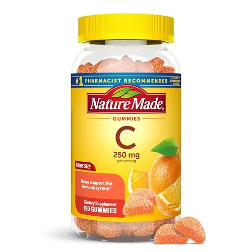 Nature Made Vitamin C Gummies 250mg 150-Count