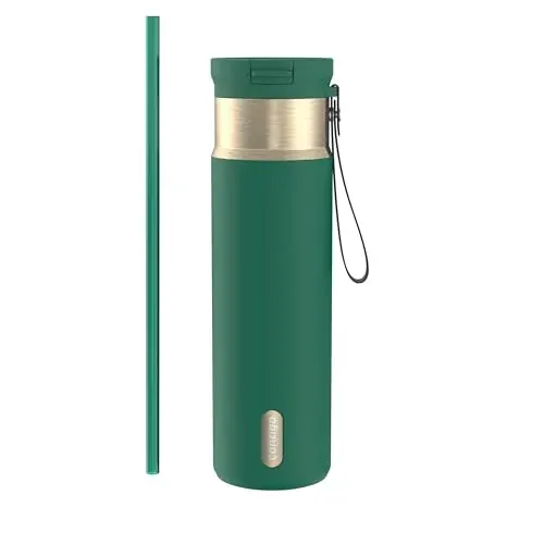 Contigo SnapSeal 24 oz Stainless Steel Vacuum-Insulated Water Bottle (Dark Emerald Champagne)