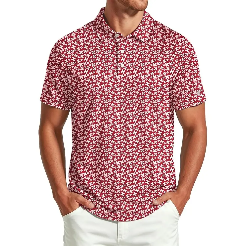 Zity Mens UPF 50+ Short Sleeve Golf Polo Tee