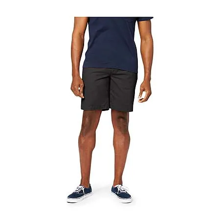 Men's Dockers Straight Fit Stretch Twill Shorts (Black)
