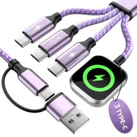 Jogrytece 4-in-2 Multi Charging Cable