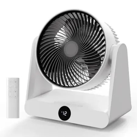 DUOMIY 3D Oscillation Air Circulator Fan with Remote