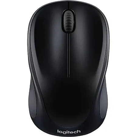 Logitech M317 Compact 2.4 GHz Wireless Mouse (Black)