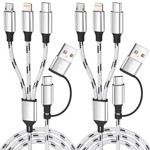 Multi Charging Cable 2-Pack 5FT