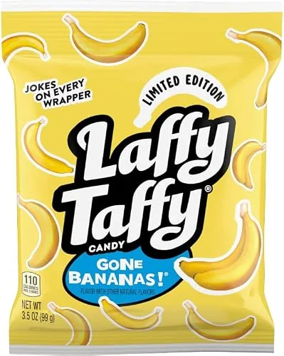 3.5-Oz Laffy Taffy Chewy Candy Mini Bars (Banana)