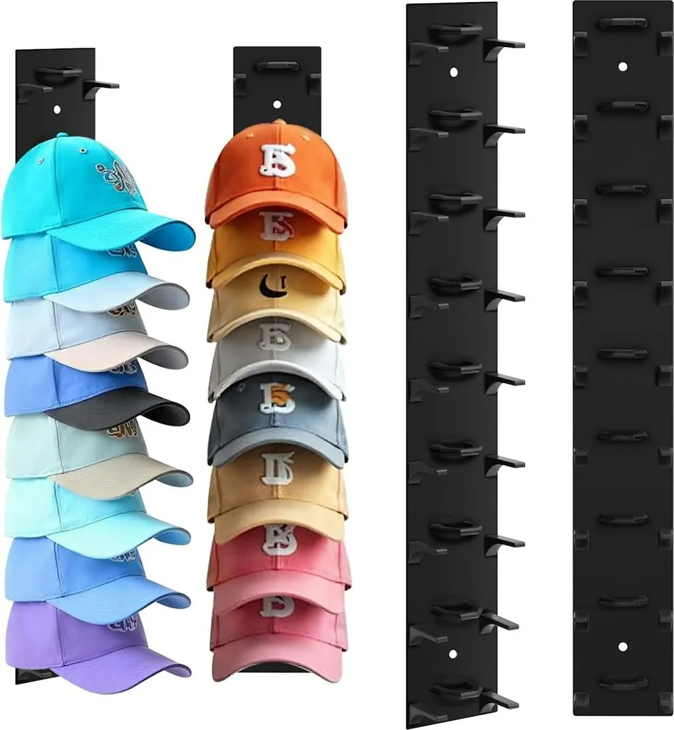 Dntorx Hat Organizer Wall Rack 2-Pack