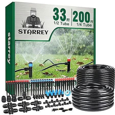 233' Starrey Drip Irrigation Garden Watering System