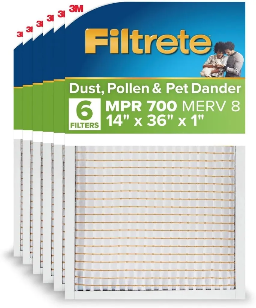 Filtrete 14x36x1 MPR 700 Air Filter 6-Pack