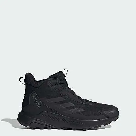 adidas Men's Terrex Anylander Mid Rain.RDY Hiking Shoes (Core Black / Grey Four)