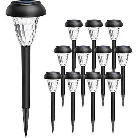 Prime Members: 12-Pk GIGALUMI Outdoor Waterproof Solar Lights