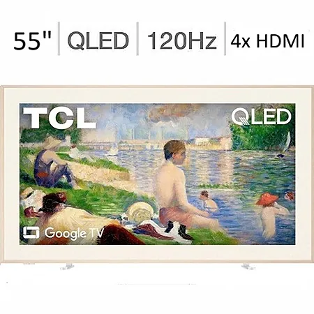 Select Stores: TCL A3G Designer Series 120Hz 4K QLED Smart TV 65" $650, 55"