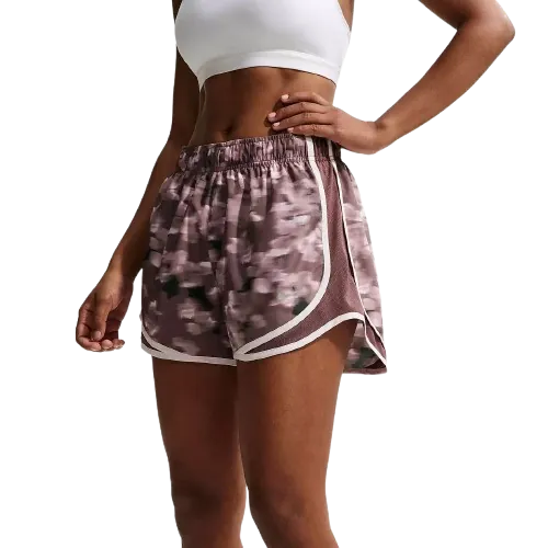 Nike Women's Tempo Mid-Rise 3" Brief-Lined Printed Running Shorts