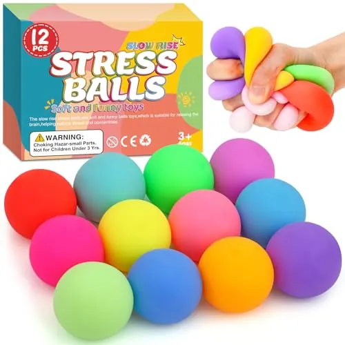 Slow Rising Stress Balls 12-Pack