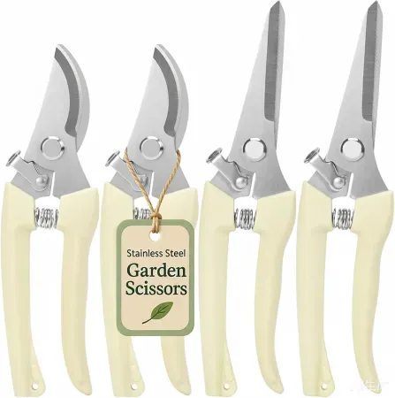 Fovcent 4-Pack Stainless Steel Pruning Shears