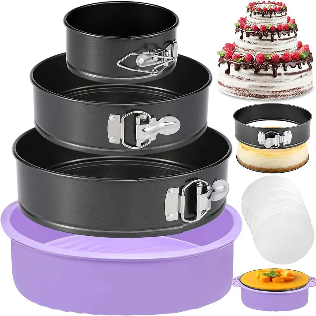 Set of 3 Springform Nonstick Pans