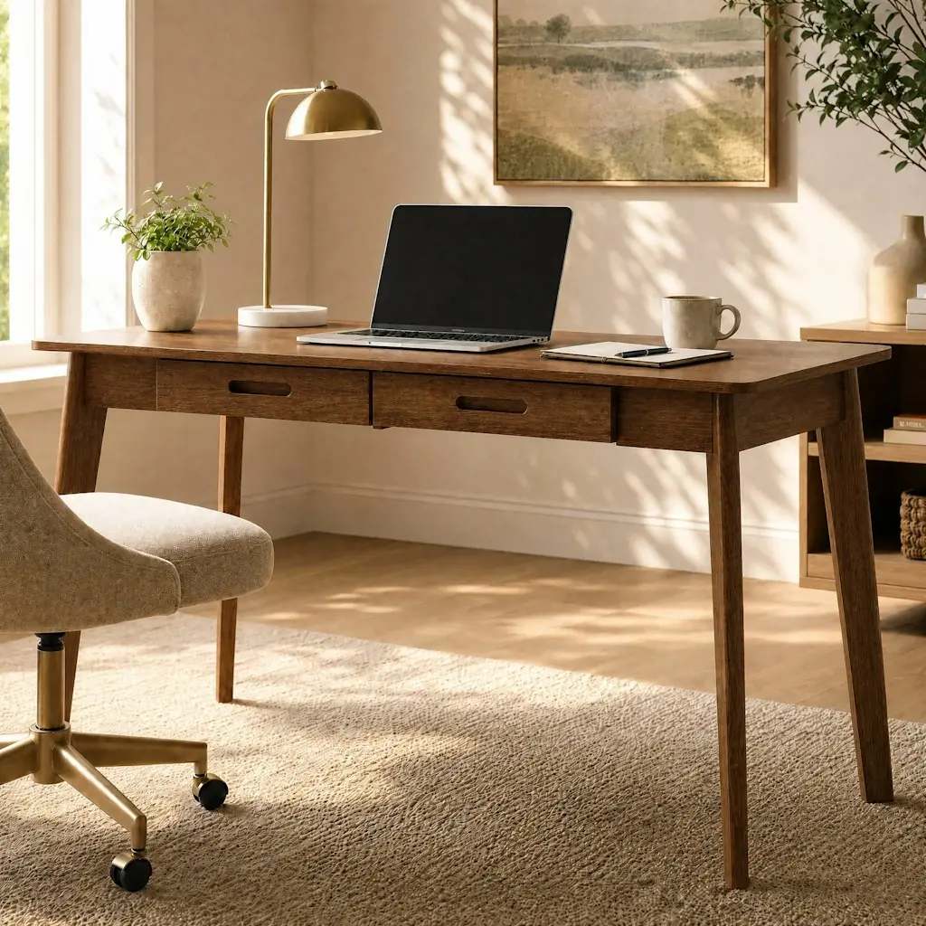 George Oliver Caidence 2-Drawer Writing Desk