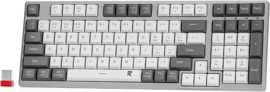 Redragon Scissor Low-Profile Slim Wireless Keyboard