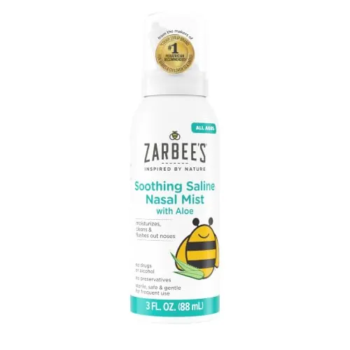Zarbee's Baby Nasal Moisturizing Saline Spray w/ Aloe 3oz