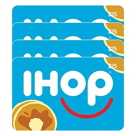 Costco Members: 4-Pk $25 IHOP eGift Cards (Email Delivery)