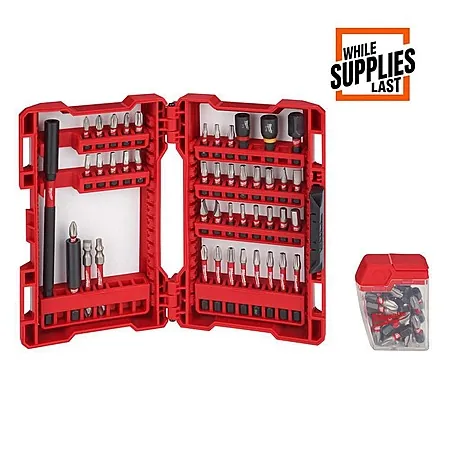 70-Piece Milwaukee Shockwave Impact Duty Alloy Steel Screwdriver Bit Set