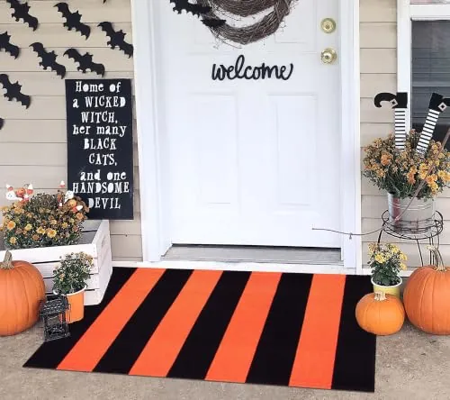 Striped Layered Doormat 2x3'