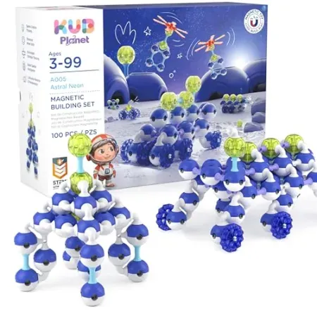 100pc KUB Planet Magnetic Space Planet Building Set