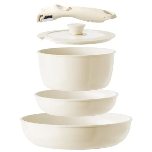 Redchef Ceramic Pots and Pans Set 5 Piece