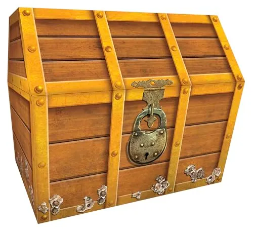 Teacher Created Resources Cardboard Treasure Chest