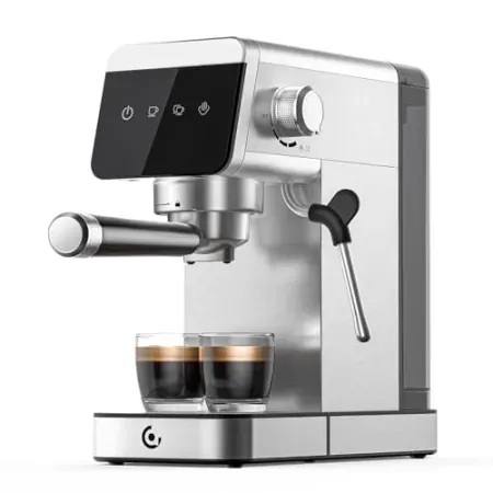 AMZCHEF 20-Bar Compact Home Espresso Machine