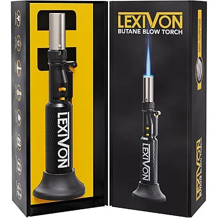 LEXIVON Refillable Butane Kitchen Cooking Torch (LX-775)