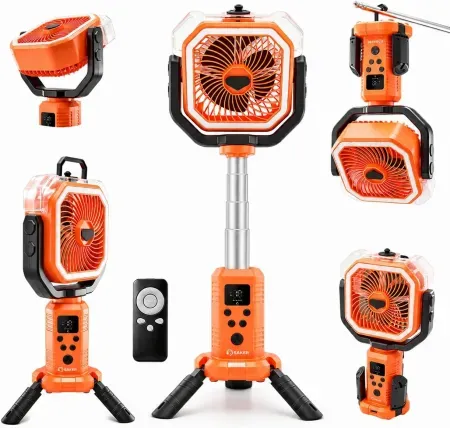 Saker 20000mAh Portable Camping Misting Fan
