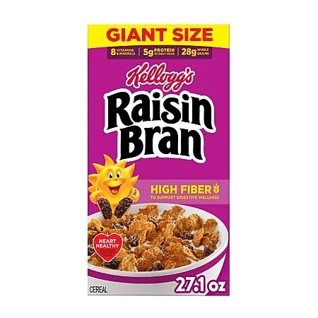 Kellogg's 27.1-Oz Raisin Bran Original Giant Size Breakfast Cereal